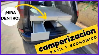 CÓMO CAMPERIZAR coche con POCO DINERO ( FORD FOCUS CMAX ) CAMPERIZACION PASO A PASO  KIT CAMPER