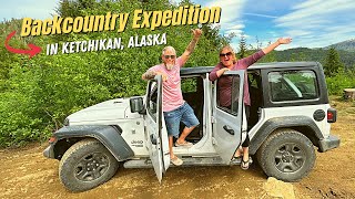 BACK COUNTRY EXPEDITION in Ketchikan (Off road Jeeps & Canoeing) HAL Alaska Cruise