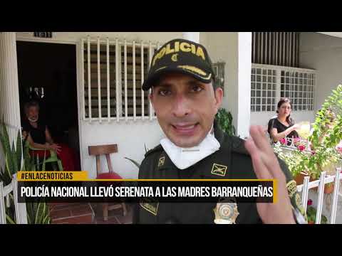 Policía Nacional llevó serenata a las madres de Barrancabermeja