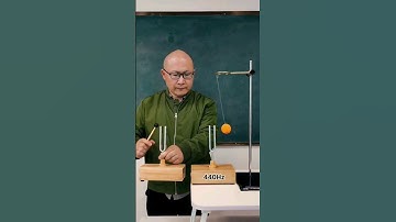 Resonant Frequency With Tuning Forks #shorts #science