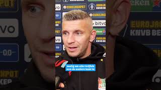 Een Balende Bryan Linssen Over Het Verspelen Van De Beker Tegen Az..