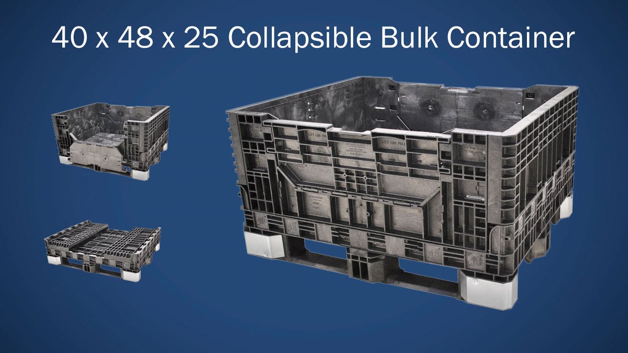Buckhorn Collapsible Bulk Container 40 x 48 x 25