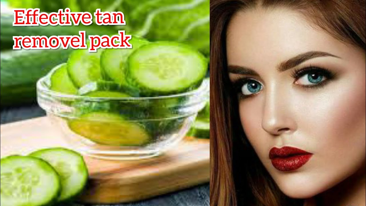 100 Effective skin whitening face pack at home/cucumber face pack