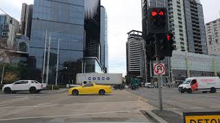 DRIVING TO COVID VACCINE CENTRE MELBOURNE CONVENTION AND EXHIBITION CENTRE