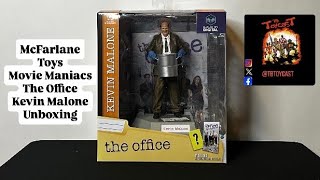 McFarlane Toys Movie Maniacs The Office Kevin Malone Statue Unboxing