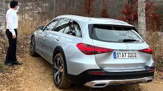 2022 Mercedes C Class ROCK Climbing  | All Terrain Drive C220d FULL Review Interior Exterior