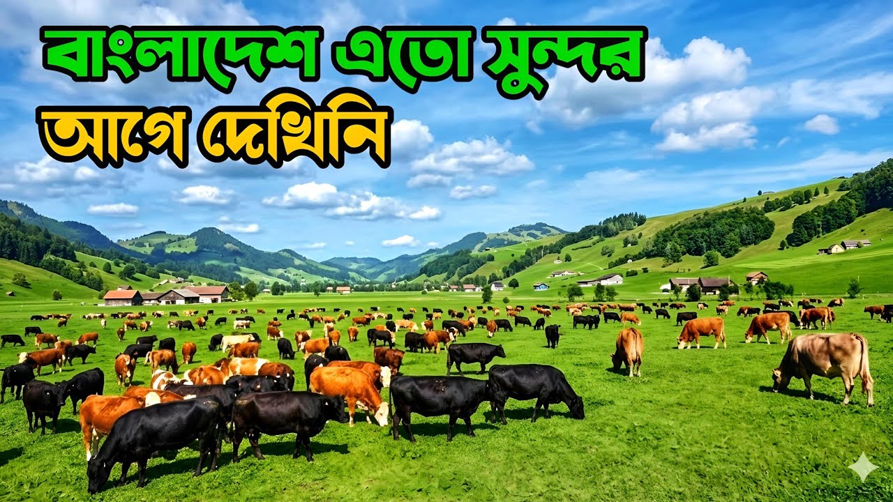 ঢাকার নিকটে চরের সুইজারল্যান্ড শরিফপুর চরের উন্মুক্ত গরুর বাথান FarmingLife,VillageLife Documentary