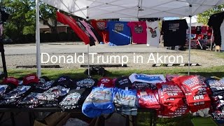 Outside Trump Rally at U of Akron