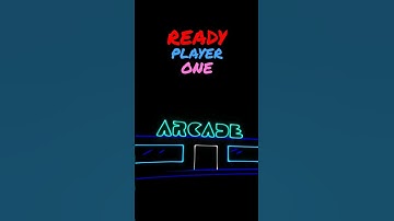Shall We Play A Game - Ready Player One laser light show clip (Space Invaders)