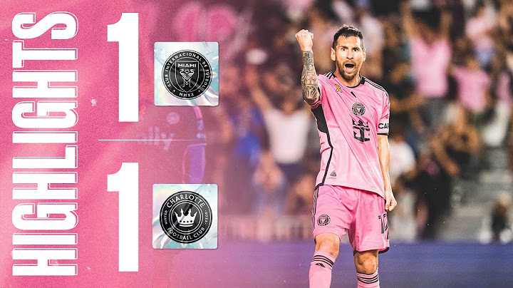 Another MAGICAL GOAL BY MESSI | HIGHLIGHTS: Inter Miami 1-1 Charlotte FC | MLS