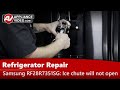 Samsung Refrigerator Repair - Ice Chute Will Not Open - Ice Shoot Door Motor