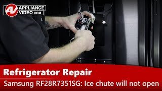 Samsung Refrigerator Repair - Ice Chute Will Not Open - Ice Shoot Door Motor