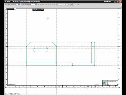 Siemens PLM - Demonstration of NX DraftingPlus software