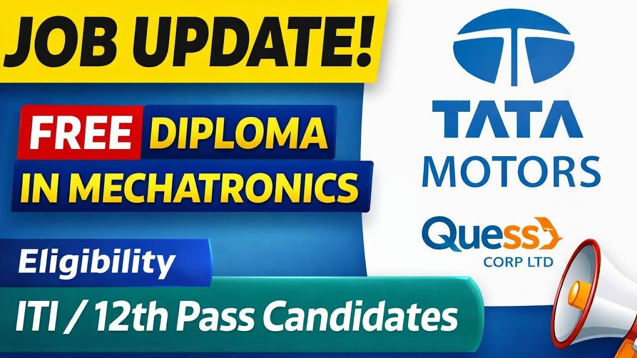 Tata Motors માં Learn & Earn Program 🔥 ITI વિદ્યાર્થીઓ માટે Free ...