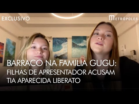 Barraco na família Gugu: EM VÍDEO EXCLUSIVO filhas de apresentador acusam tia Aparecida Liberato