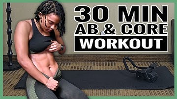 30-Min Intense Ab Wheel Workout – Deep Core Training to Burn Belly Fat!