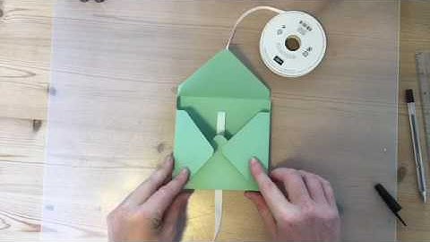 Mini Card Gift Box set using Envelope Punch Board - Stampin