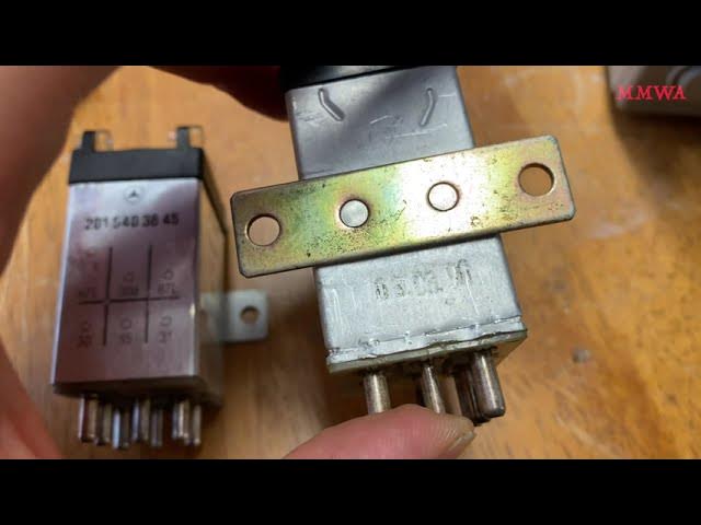 Refurbishing a relay for a mercedes benz w124 series 