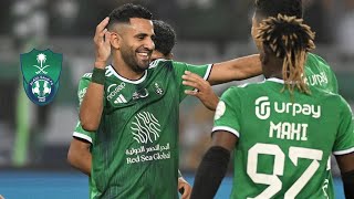 اول ظهور للجزائري رياض محرز مع الاهلي في مباراة الحزم ?? ‏Riyad mahrez