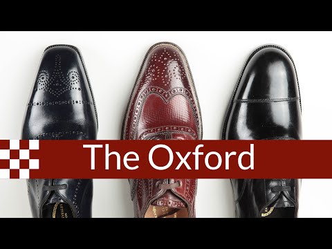 Video: What Shoes Are Called "Oxford"