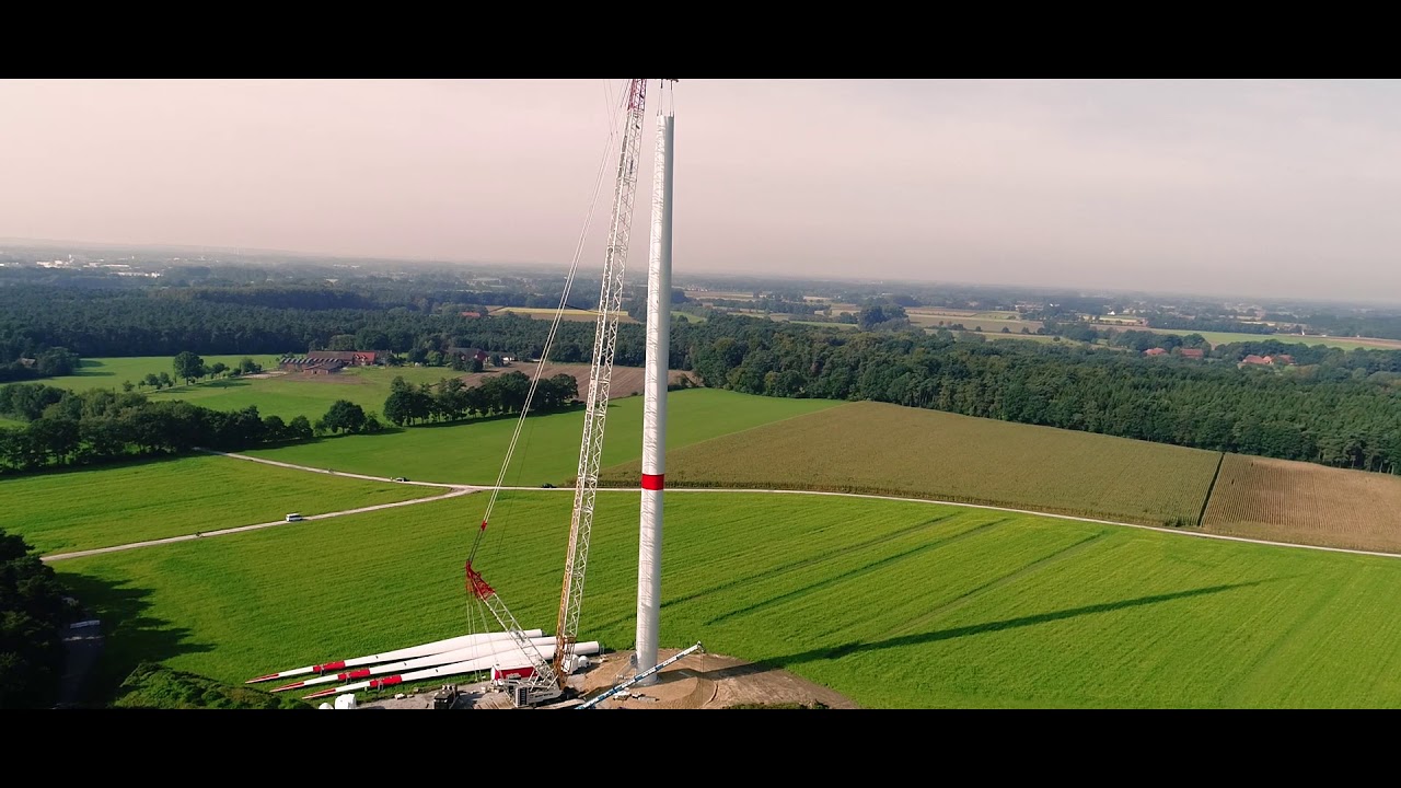 Der Bau eines Windparks - Windpark Gütersloh - YouTube