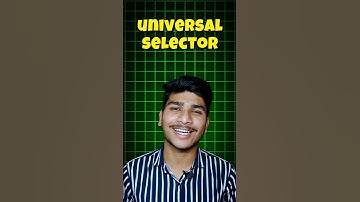 Universal Selector | CSS Tutorial for Beginners #html #webdevelopment #css #coding #js #learnwebdev