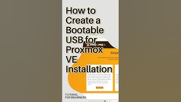 How to Create a Bootable USB for Proxmox VE Installation – Easy Tutorial
