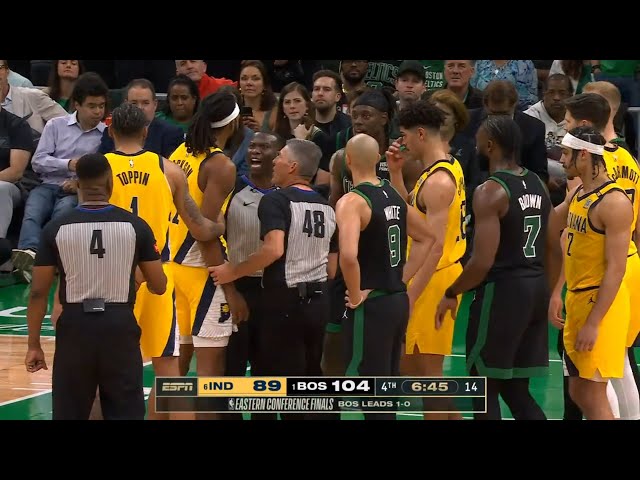 Celtics Pacers get heated and exchange words in Game 2 after players get tangled up class=