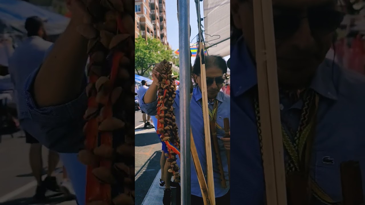 Indian flute on Brighton market festival 