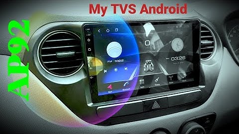 My TVS AP92 Android 9 inches installation on Hyundai Grand i10 by Car Shoppee Chikmagalur