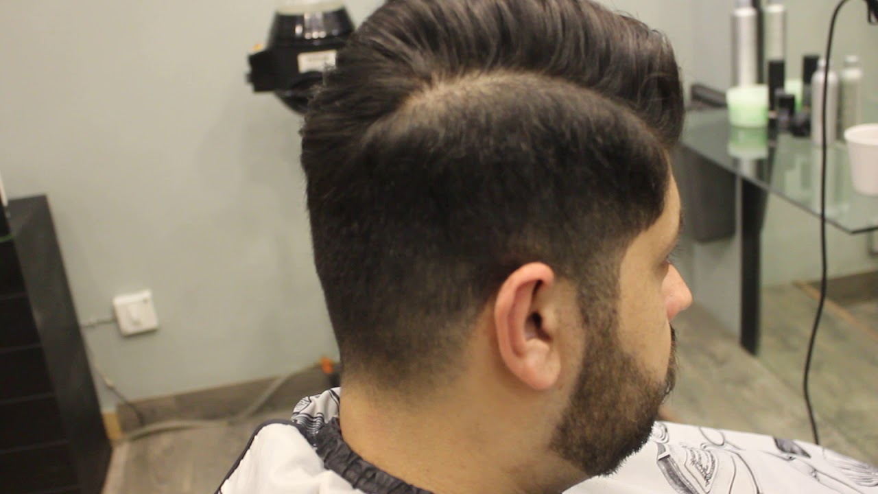 Sharp Fade Haircut at Rafay's Men Salon - YouTube