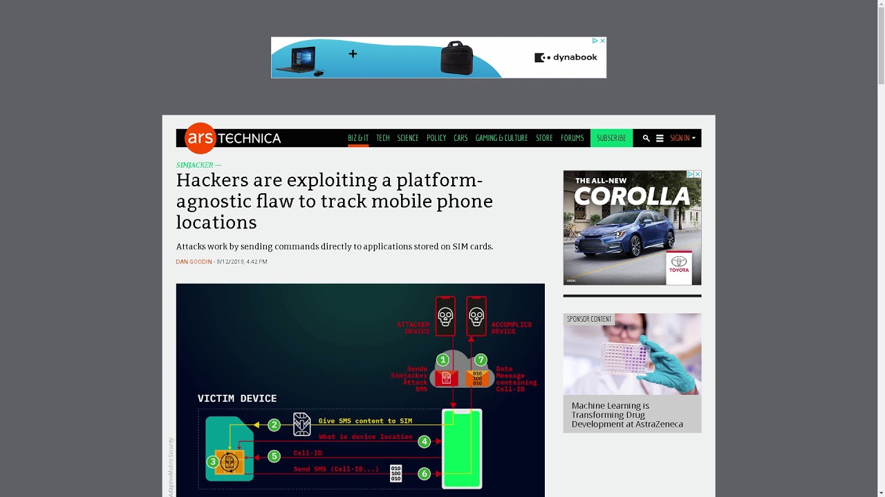 2019 Hackers are exploiting flaw to track mobile phone