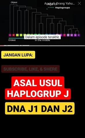 NASAB J1: ASAL USUL DNA J, HAPLOGRUP J1 DAN J2