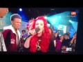 Justina Valentine live in Time Square on Wild N Out on MTV