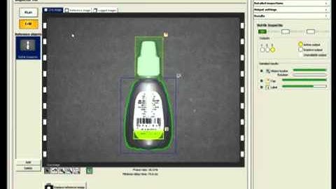 Application Description of Bottle Inspection with SICK Inspector