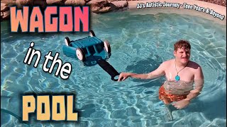 Wagon in the Pool