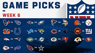 Week 6 Game Picks! | NFL 2020