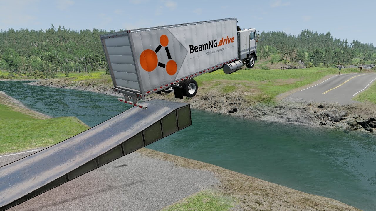 Car Vs Metal Ramp BEAMNG DRIVE - YouTube