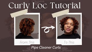 Pipe cleaner curls and retwist 💜💜💜 - LUVV LOCS Within LLC
