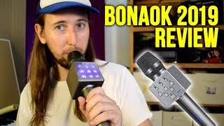 BONAOK 2019 Karaoke Microphone Review! screenshot 4