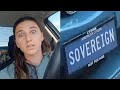 Unhinged Sovereign Citizen Flees Immediately After Being Warned Not To Drive Again