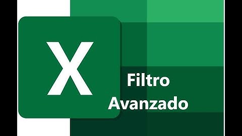 Excel. Píldoras Formativas: Filtro Avanzado