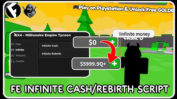 [ FE ] Infinite Money & Rebirth Script - ROBLOX SCRIPTS - Get Everything in Game