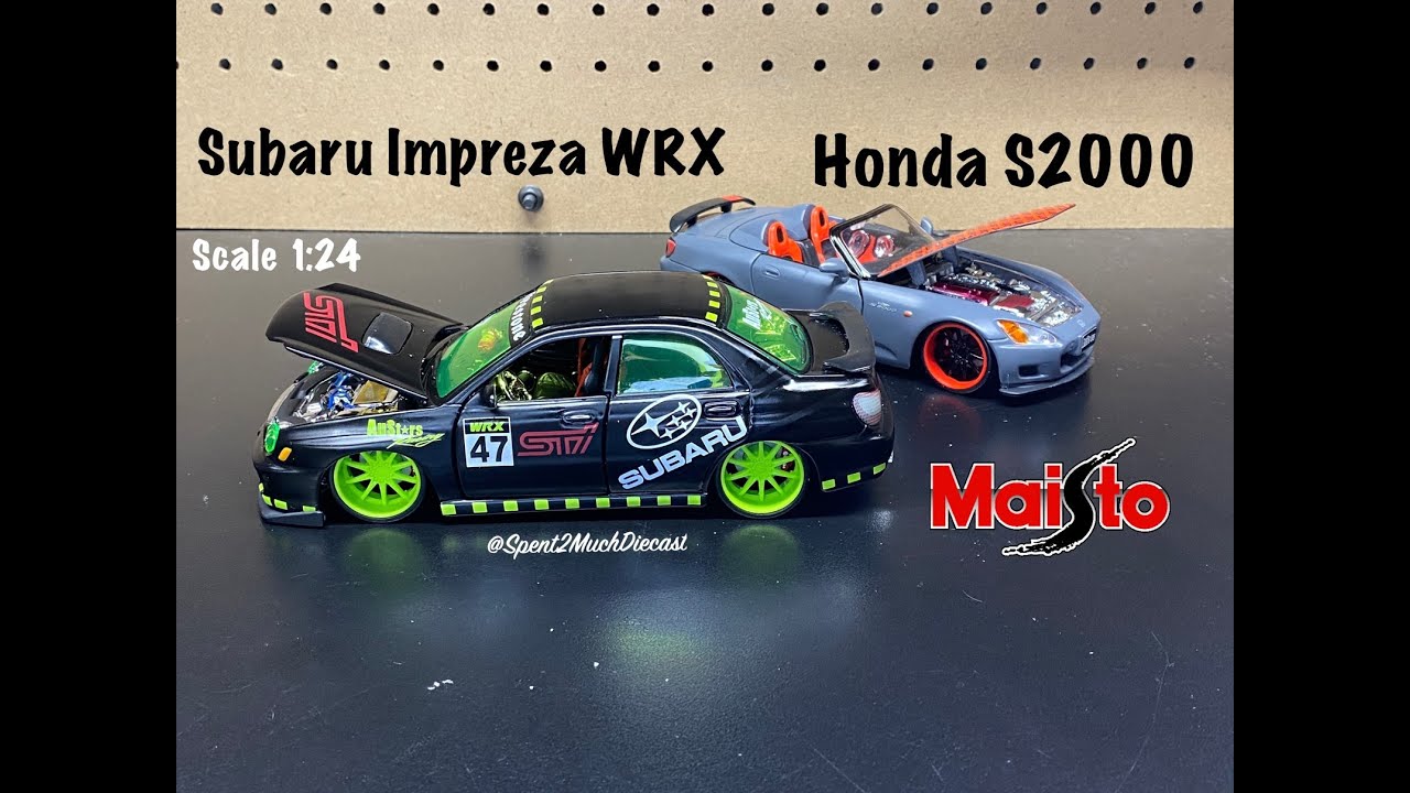 Miniature 1/24 SUBARU WRX STI Fast And Furious I RS Automobiles