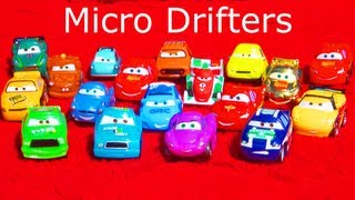 Here is the super cool cars 2 micro-drifters entire collection!
showing you 6 new 3-pack 2012 releases from mattel with ball-bearing
technology perfect for d...