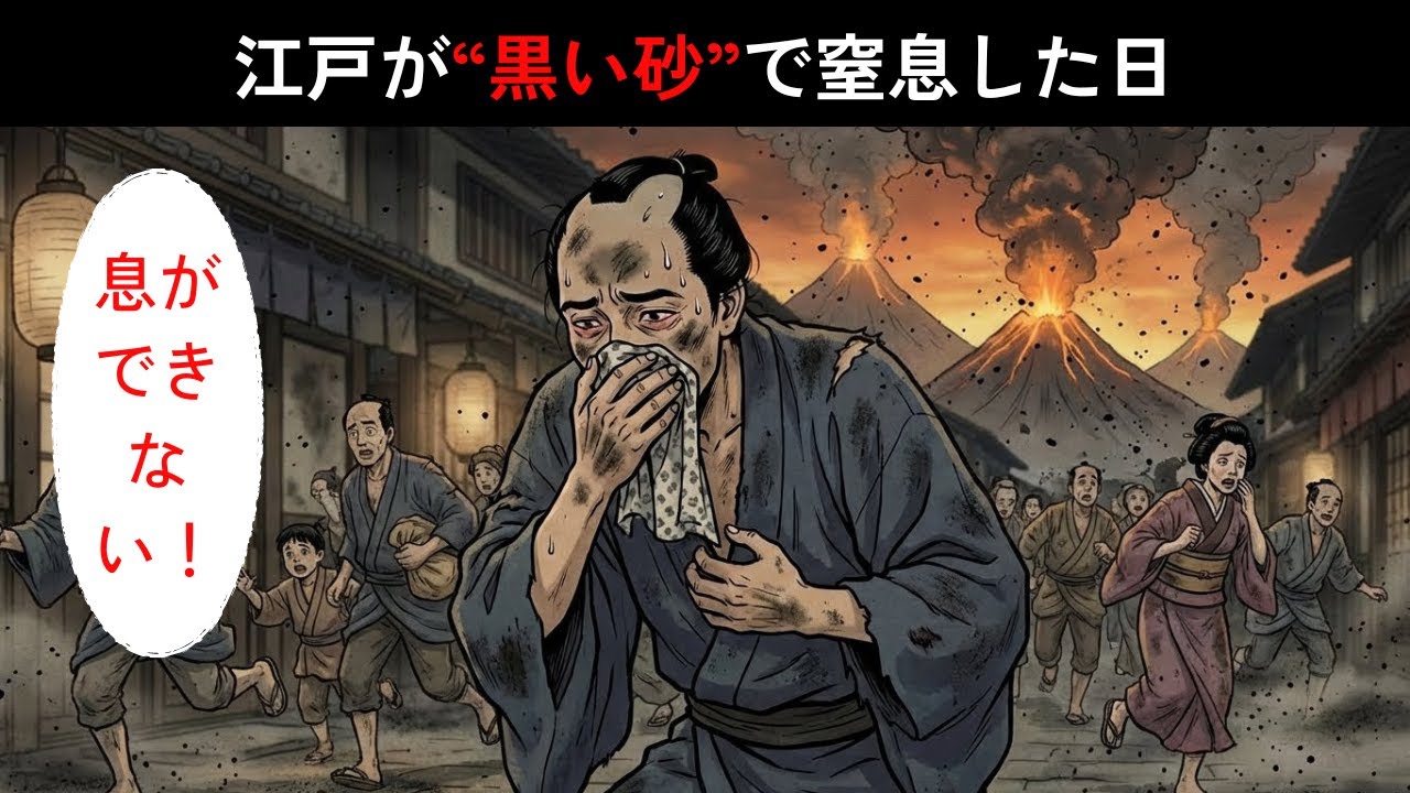江戸が消滅しかけた日——人々が凍りついた“黒い砂”の正体【富士山宝永大噴火】