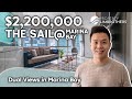 The Sail@Marina Bay Condo Home Tour |  Rare 1313sqft | 4 Bedrooms Unit Dual Sea & Bay Views ($2.35M)