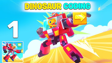 🆕 Dinosaur Coding 2 - for kids 🤖🦖🧩gameplay Android, iOS New Game Walkthrough #1 | Max Level