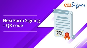 Flexi Form Signing – QR code