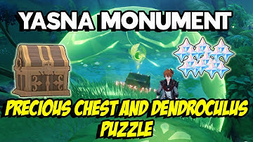 Yasna Monument Precious Chest And Dendroculus Puzzle guide | Genshin Impact